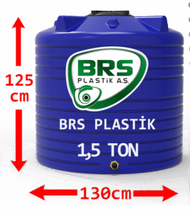 1.5 ton Plastik Su Deposu