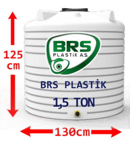 1.5 ton Plastik Su Deposu