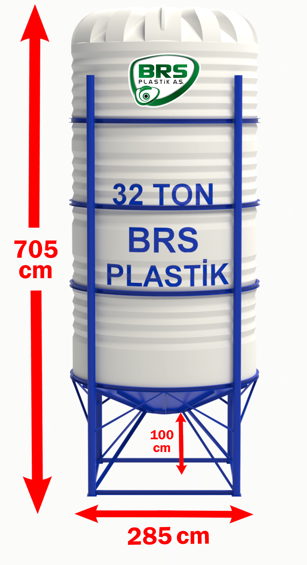 32 Tonluk Kimyasal Silo Deposu