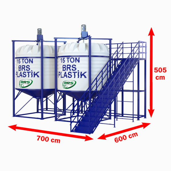 30 Tonluk Kimyasal Madde Silo Deposu 30 Tonluk Kimyasal Madde Silo Deposu