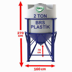 2 Tonluk Plastik Silo Deposu