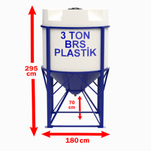 3 Tonluk Plastik Silo Deposu