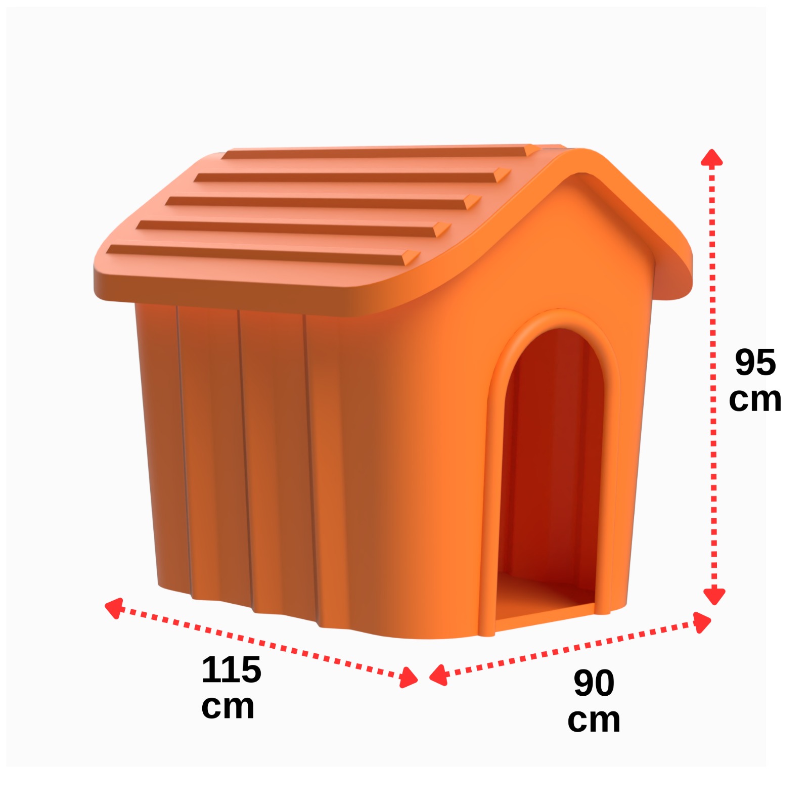 Köpek Kulübeleri 4 Köpek Kulübesi Turuncu